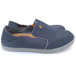 Olukai Nohea Mesh Mens Size 9 Gray Slip On Comfort Shoes Loafers 10188-4242